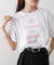 【Bab】立体プリントオーバーサイズロゴTEE