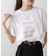 【Bab】立体プリントオーバーサイズロゴTEE