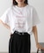 【Bab】立体プリントオーバーサイズロゴTEE