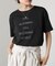 【Bab】立体プリントオーバーサイズロゴTEE