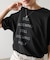 【Bab】立体プリントオーバーサイズロゴTEE