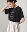【Bab】立体プリントオーバーサイズロゴTEE