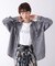 パウダーシルクデニムブラウス