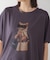 キャットグラフィックＴシャツ