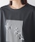 モノラインアートTシャツ