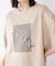 モノラインアートTシャツ
