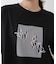モノラインアートTシャツ