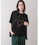 アートフラワーモチーフＴシャツ