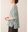 シアーベロア5分袖プルオーバー