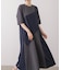 【吸水速乾／UVカット】【サイズ展開あり】ジオメトリックブロッキングワンピース