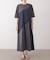 【吸水速乾／UVカット】【サイズ展開あり】ジオメトリックブロッキングワンピース