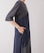 【吸水速乾／UVカット】【サイズ展開あり】ジオメトリックブロッキングワンピース