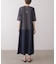 【吸水速乾／UVカット】【サイズ展開あり】ジオメトリックブロッキングワンピース