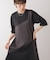 【吸水速乾／UVカット】【サイズ展開あり】ジオメトリックブロッキングワンピース
