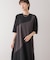 【吸水速乾／UVカット】【サイズ展開あり】ジオメトリックブロッキングワンピース