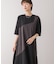 【吸水速乾／UVカット】【サイズ展開あり】ジオメトリックブロッキングワンピース