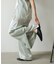 【Bab】サテンサイドスリットパンツ