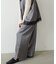 【Bab】サテンサイドスリットパンツ