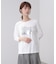 箔ロゴプリント五分袖Tシャツ