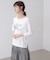 箔ロゴプリント五分袖Tシャツ