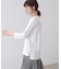 箔ロゴプリント五分袖Tシャツ