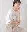 箔エンボス五分袖Tシャツ