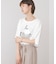 箔エンボス五分袖Tシャツ