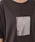 箔エンボス五分袖Tシャツ