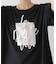 箔エンボス五分袖Tシャツ