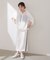 タフコットン裏毛サイドラインスカート