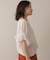 麻調シアーボイルブラウス