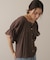麻調シアーボイルブラウス