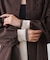 麻調バックテープ切替ブラウス