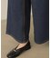 【スカート/パンツ2way仕様】フロントZIPデニムパンツ