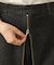 【スカート/パンツ2way仕様】フロントZIPデニムパンツ