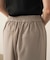 シルクライクサイドタックパンツ
