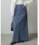 【Bab】【サイズ展開あり】ドットダメージデニムスカート