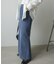 【Bab】【サイズ展開あり】ドットダメージデニムスカート