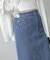 【Bab】【サイズ展開あり】ドットダメージデニムスカート