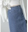 【Bab】【サイズ展開あり】ドットダメージデニムスカート