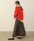 シェブロン柄ニットスカート