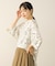 ライトクロスロールネックブラウス