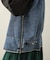 ナイロンドッキングデニムジャケット