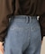 タックデニムパンツ