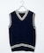 ラインスクールニットベスト