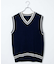 ラインスクールニットベスト