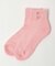 モチーフ刺繍アンクルソックス