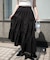 ランダムフリルロングスカート