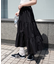 ランダムフリルロングスカート