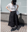 ランダムフリルロングスカート